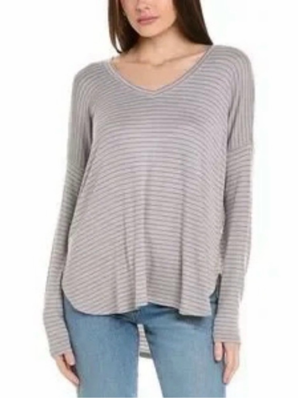 NWT CAbi Plum Tee